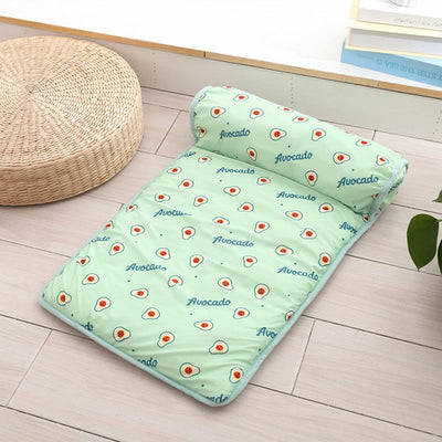 Cool Dog Mat Summer Pet Blanket Cooling Breathable Cat Bed