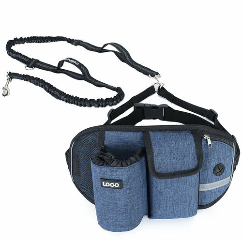 Dog Training Leash Waist Bag Hands-Free Outdoor Pet Running