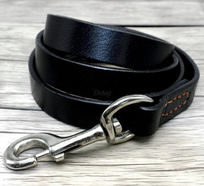 Genuine Leather Dog Leash Pet Training Lead