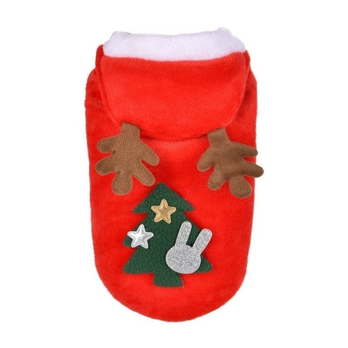 New Christmas Dog Clothes For Small Dog Pet Xmas