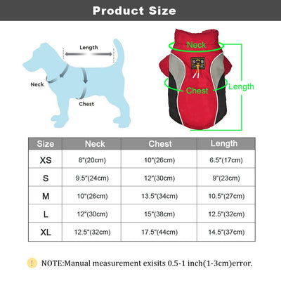 Pet Dog Clothes for Pug Winter Warm Coats Jacket