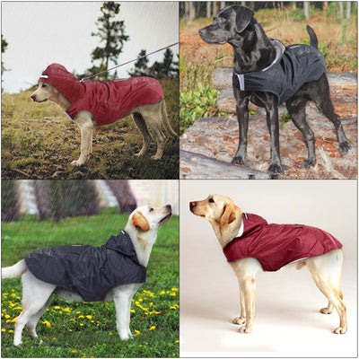 Pet Large Dog Raincoat Waterproof Big Dog Clothes