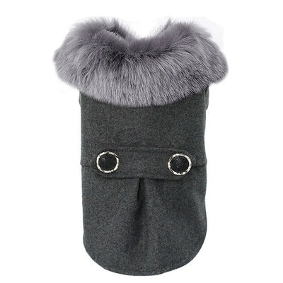 Winter Dog Clothes Pug Pet Cat Jacket Coat Hooded