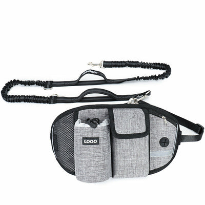 Dog Training Leash Waist Bag Hands-Free Outdoor Pet Running