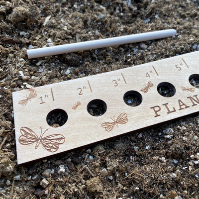 Butterfly Garden Seed Spacing Ruler