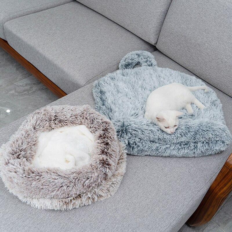 Pet Dog Cat Mats Soft Fluffy Long Plush Pet Blankets Thin Covers for